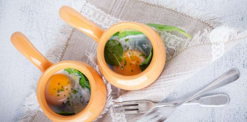 Recette oeufs cocotte aux épinards